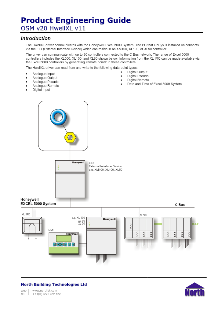 Preview thumbnail of page 1 of the HwellXL Engineering Guide PDF document.